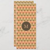 Dreiecke Muster Einladung (Vorne/Hinten)