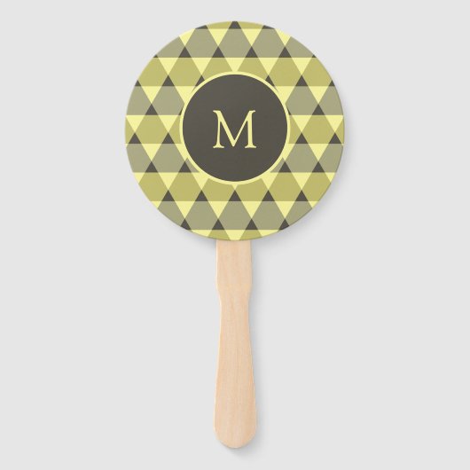 Dreiecke Muster Fächer (Vorderseite)