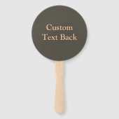 Dreiecke Muster Fächer (Rückseite)