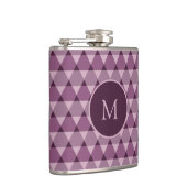 Dreiecke Muster Flachmann (Rechts)