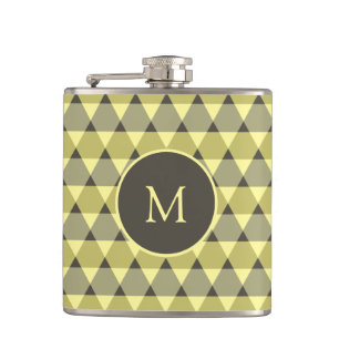 Dreiecke Muster Flachmann