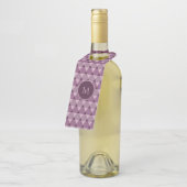 Dreiecke Muster Flaschenanhänger (Angewinkelt)