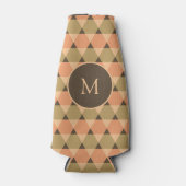 Dreiecke Muster Flaschenkühler (Vorderseite)