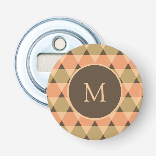 Dreiecke Muster Flaschenöffner (Vorderseite)