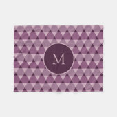 Dreiecke Muster Fleecedecke (Vorderseite (Horizontal))