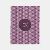 Dreiecke Muster Fleecedecke (Vorderseite)