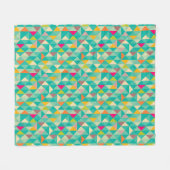 Dreiecke Muster Fleecedecke (Vorderseite (Horizontal))