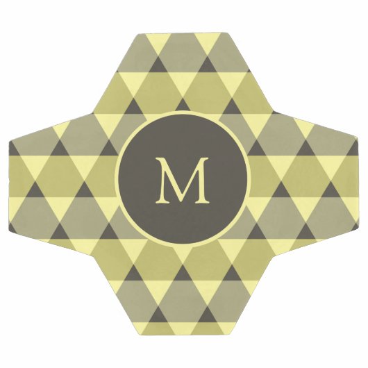 Dreiecke Muster Fußball (Flach)