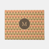 Dreiecke Muster Fußmatte (Vorderseite)