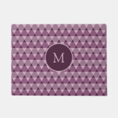 Dreiecke Muster Fußmatte (Vorderseite)