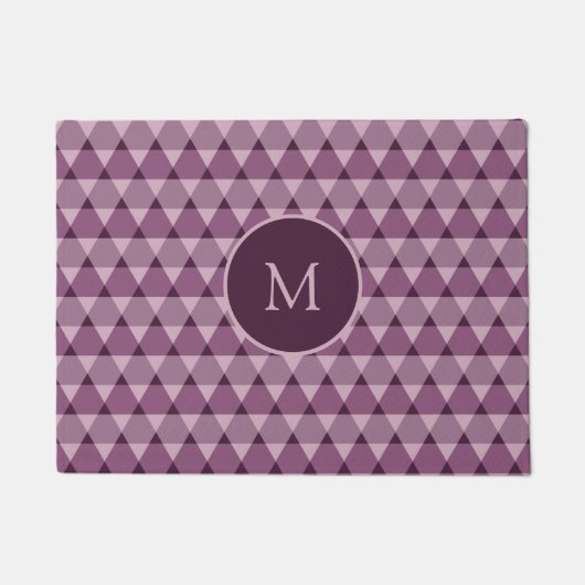 Dreiecke Muster Fußmatte (Vorderseite)