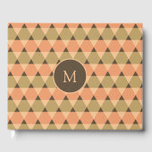 Dreiecke Muster Gästebuch (Vorderseite)