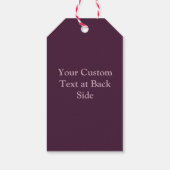 Dreiecke Muster Geschenkanhänger (Rückseite)