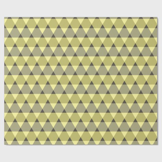 Dreiecke Muster Geschenkpapier (Flach)