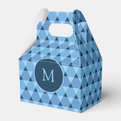 Dreiecke Muster Geschenkschachtel (Rückseite)