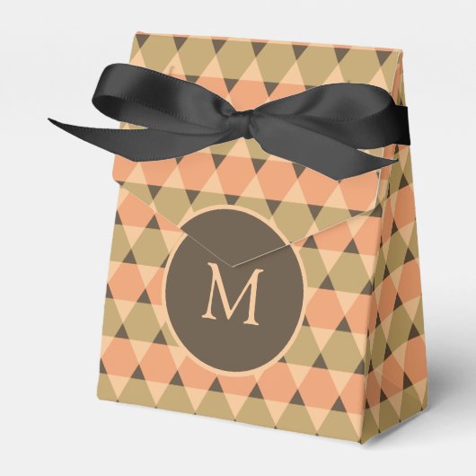 Dreiecke Muster Geschenkschachtel (Vorderseite)