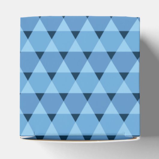 Dreiecke Muster Geschenkschachtel (Oben)