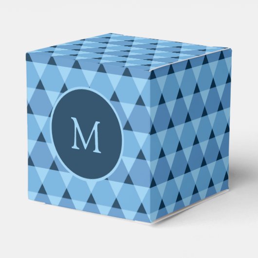 Dreiecke Muster Geschenkschachtel (Rückseite)