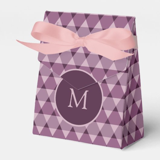 Dreiecke Muster Geschenkschachtel (Vorderseite)