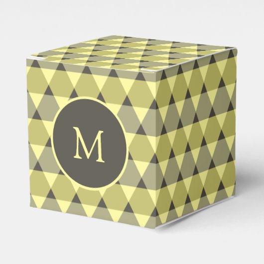 Dreiecke Muster Geschenkschachtel (Vorderseite)