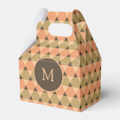 Dreiecke Muster Geschenkschachtel (Rückseite)