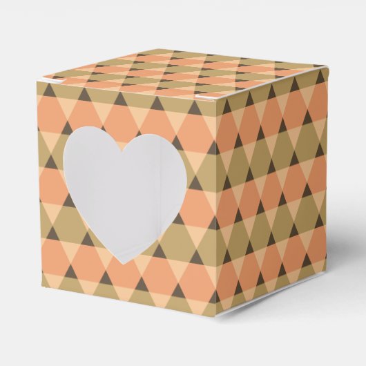 Dreiecke Muster Geschenkschachtel (Vorderseite)