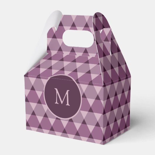 Dreiecke Muster Geschenkschachtel (Rückseite)