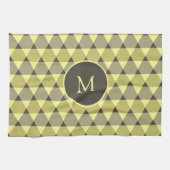 Dreiecke Muster Geschirrtuch (Horizontal)