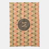 Dreiecke Muster Geschirrtuch (Vertikal)