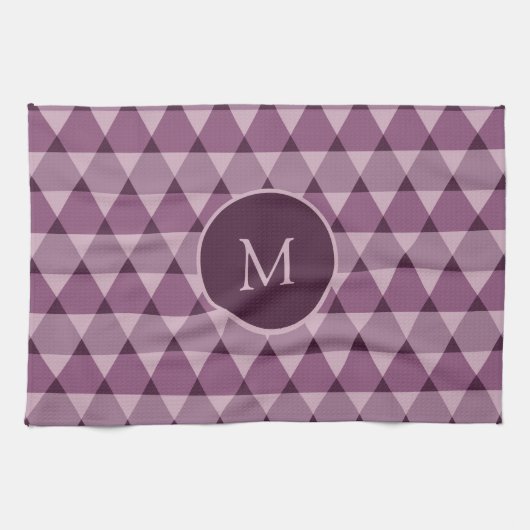 Dreiecke Muster Geschirrtuch (Horizontal)