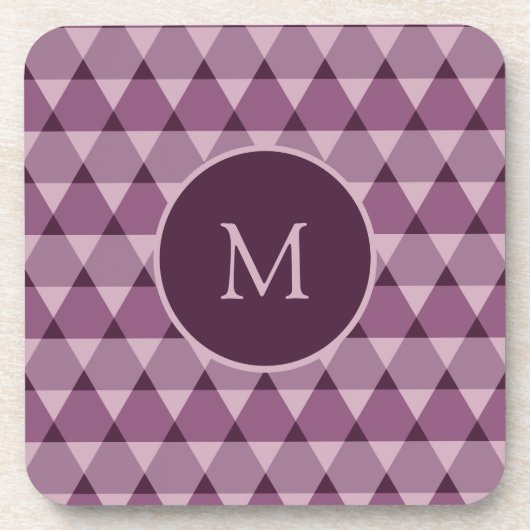 Dreiecke Muster Getränkeuntersetzer (Vorderseite)