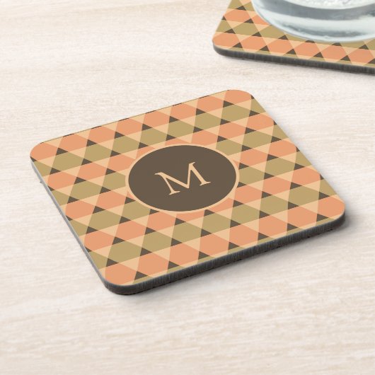 Dreiecke Muster Getränkeuntersetzer (Linke Seite)