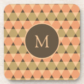 Dreiecke Muster Getränkeuntersetzer (Vorderseite)