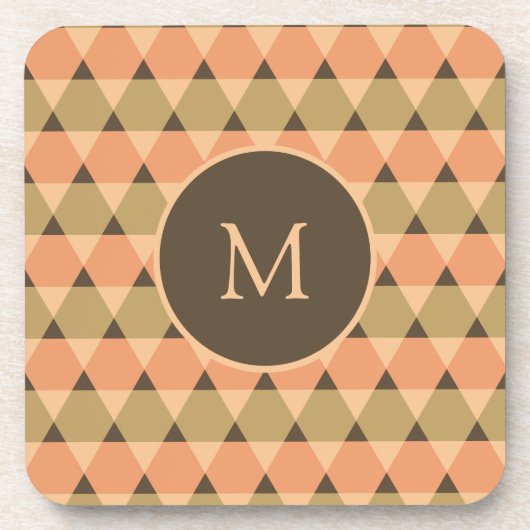 Dreiecke Muster Getränkeuntersetzer (Vorderseite)