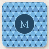 Dreiecke Muster Getränkeuntersetzer (Vorderseite)