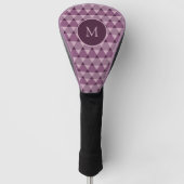 Dreiecke Muster Golf Headcover (Vorderseite)