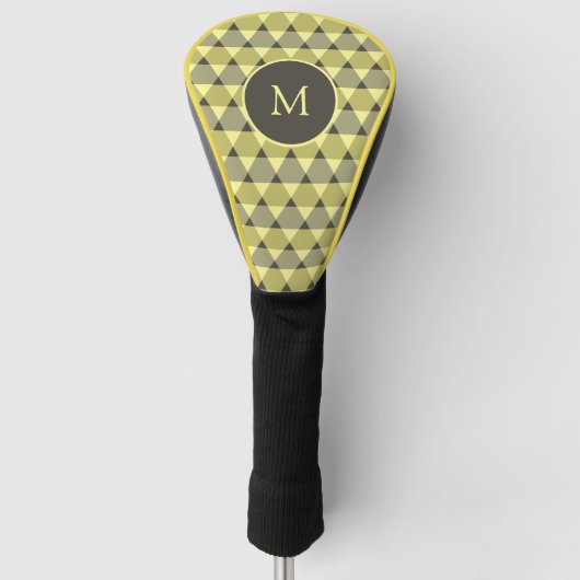 Dreiecke Muster Golf Headcover (Vorderseite)
