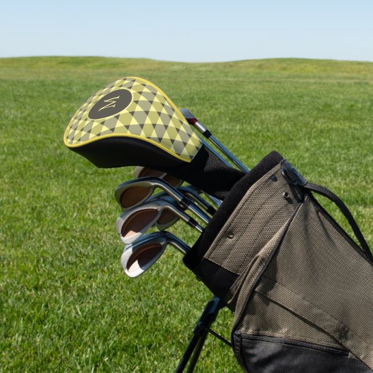 Dreiecke Muster Golf Headcover (In SItu)