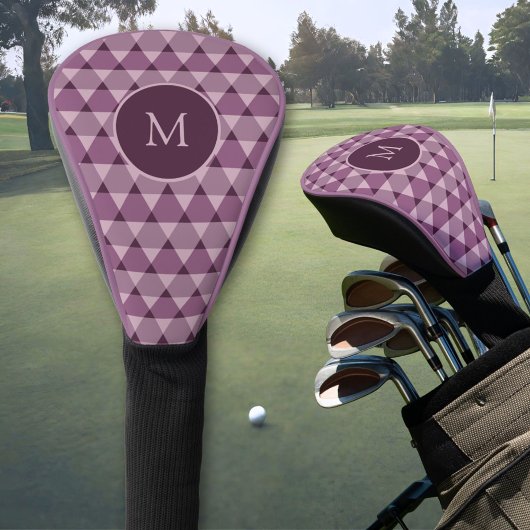 Dreiecke Muster Golf Headcover