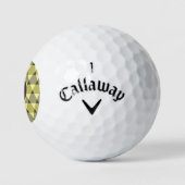 Dreiecke Muster Golfball (Logo)