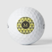 Dreiecke Muster Golfball (Vorderseite)