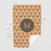 Dreiecke Muster Golfhandtuch (Insitu)