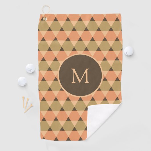 Dreiecke Muster Golfhandtuch (Insitu)