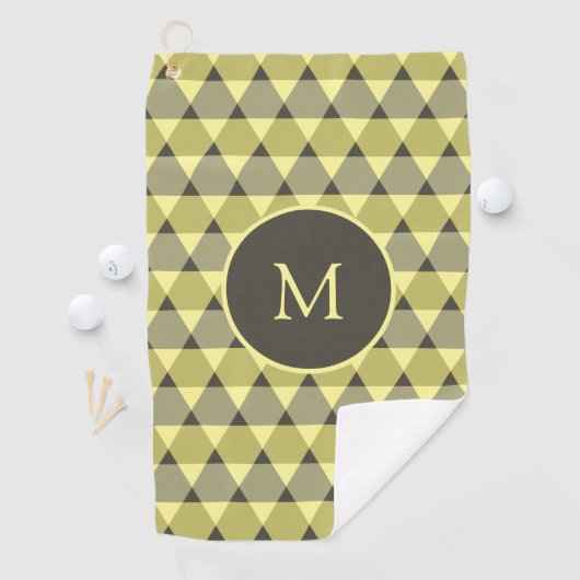 Dreiecke Muster Golfhandtuch (Insitu)