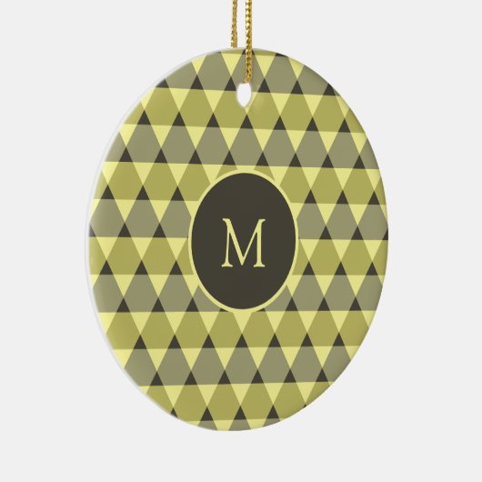 Dreiecke Muster Keramik Ornament (Rechts)