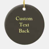 Dreiecke Muster Keramik Ornament (Hinten)