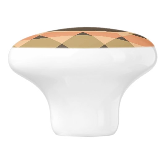 Dreiecke Muster Keramikknauf (Seitenansicht)