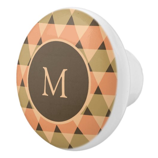 Dreiecke Muster Keramikknauf (Rechts)