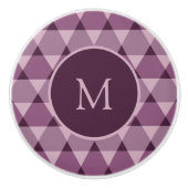 Dreiecke Muster Keramikknauf (Vorderseite)