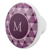 Dreiecke Muster Keramikknauf (Rechts)